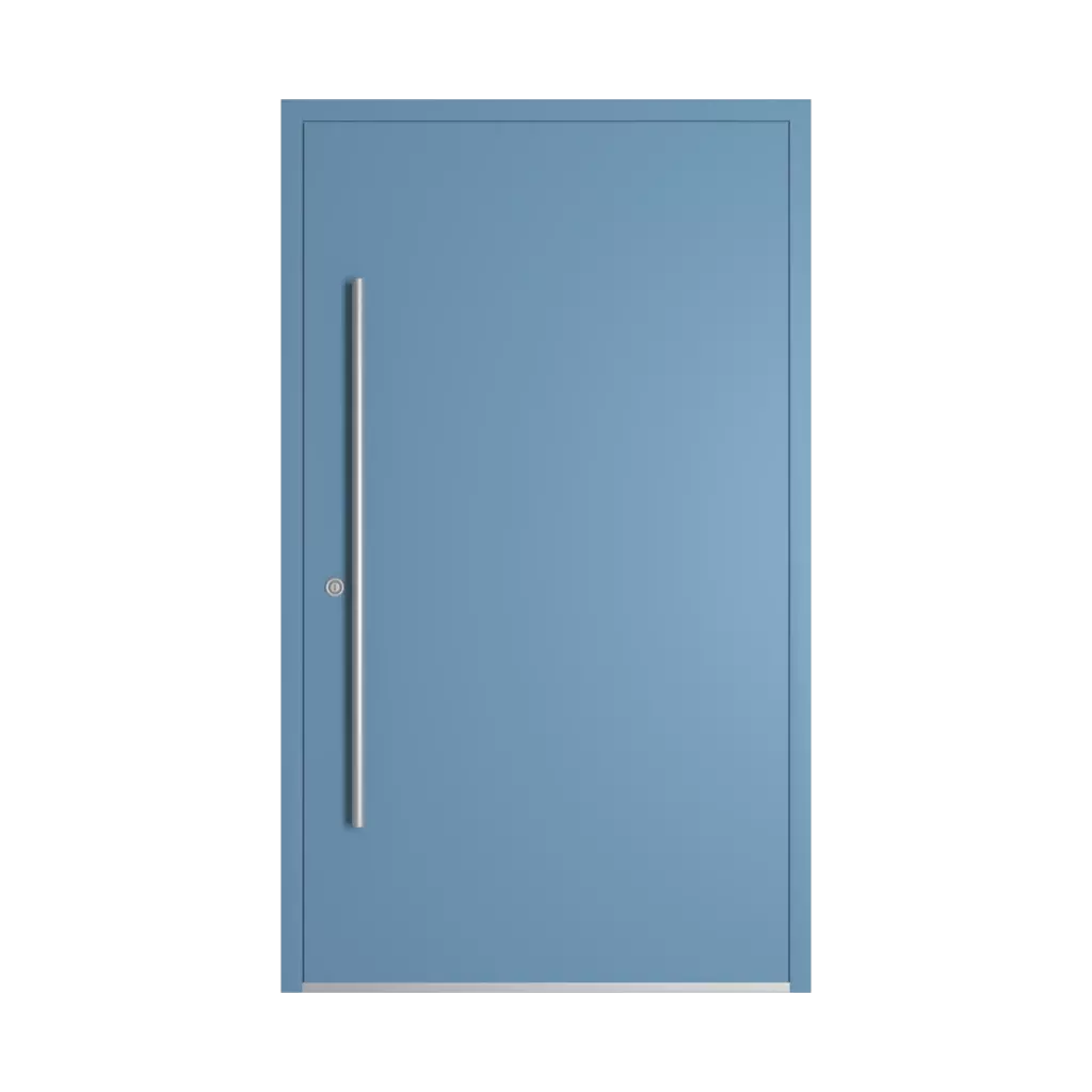 RAL 5024 Pastellblau haustueren modelle dindecor sl07  