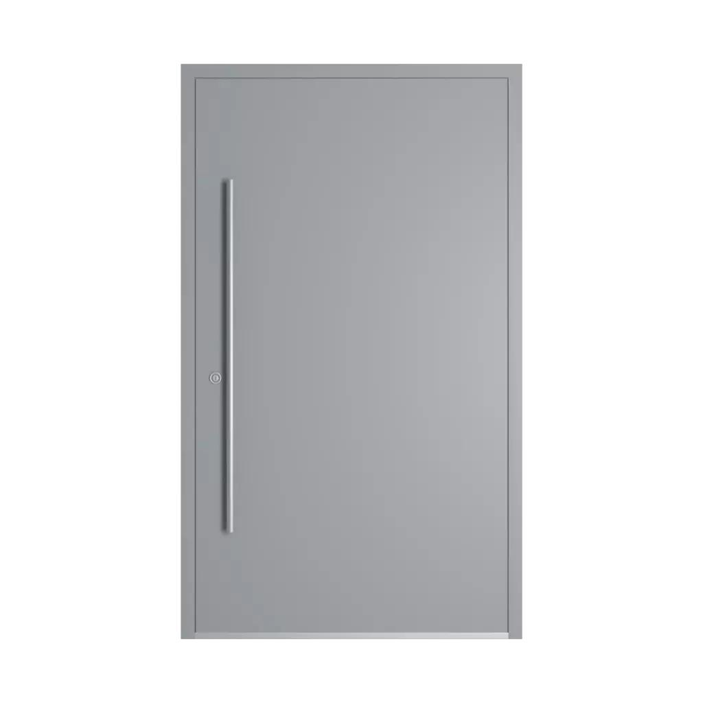 RAL 7040 Fenstergrau haustueren modelle dindecor sk06-grey  