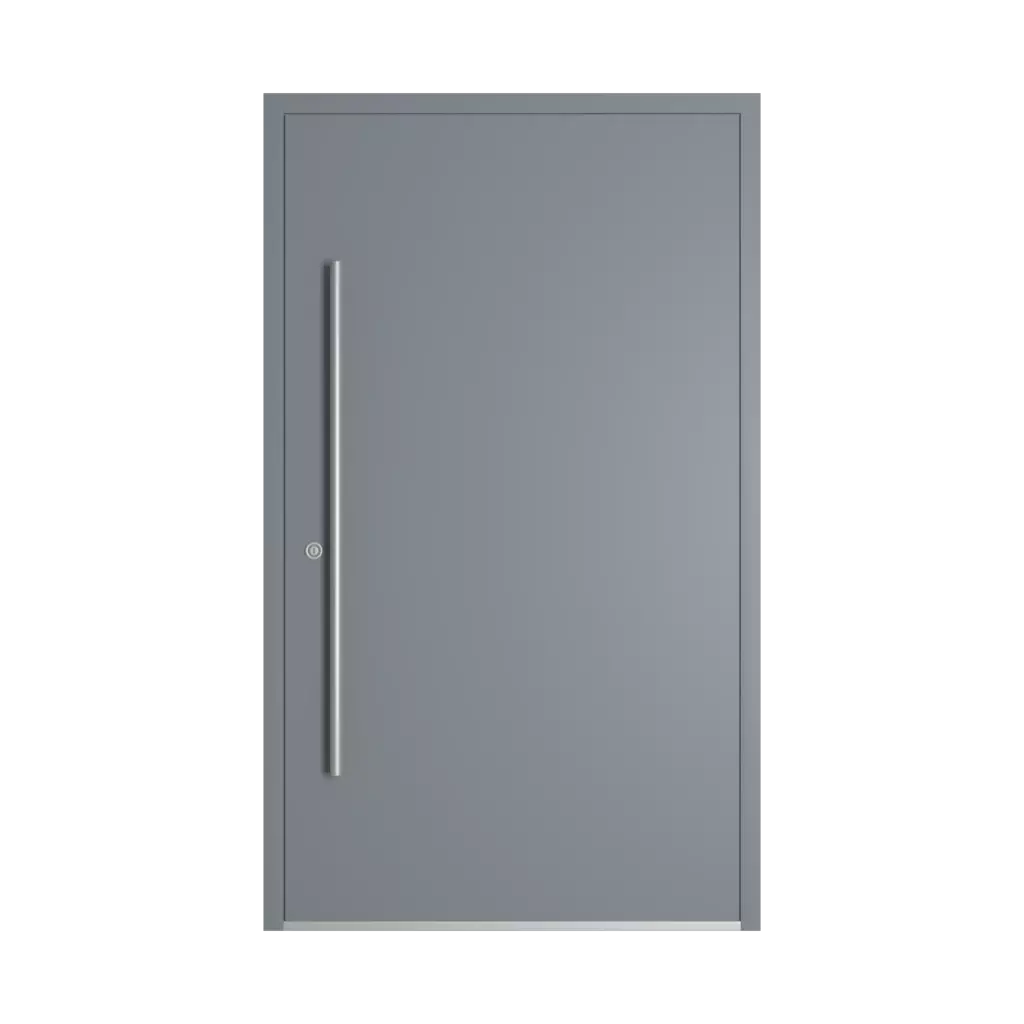 RAL 7046 Telegrau 2 haustueren modelle dindecor sk06-grey  