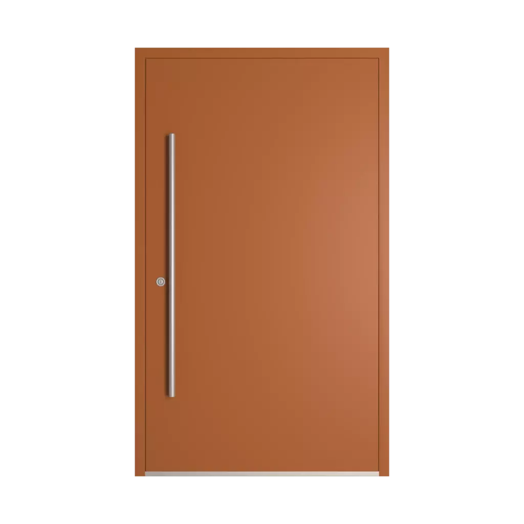 RAL 8023 Orangebraun haustueren modelle dindecor ll01  