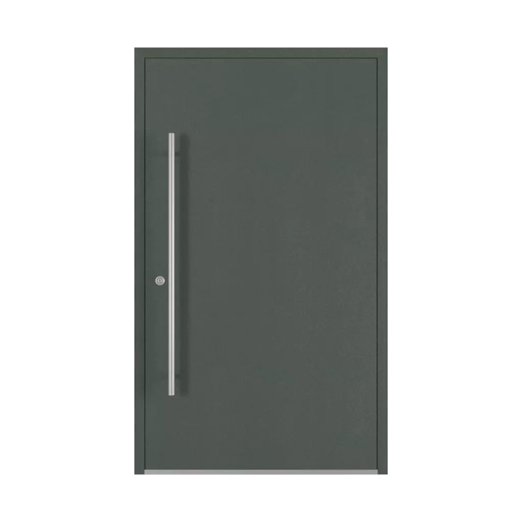 Aludec grauer Basalt haustueren modelle dindecor sk06-grey  