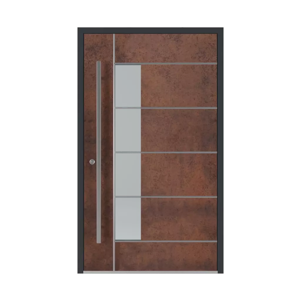 SK04 Corten 🏆 haustueren modelle aluminium 