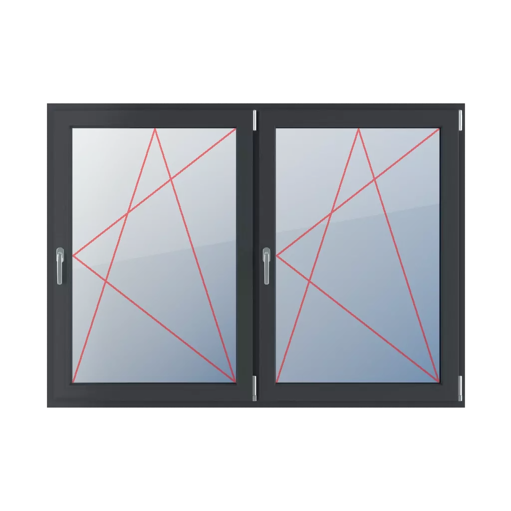 Kippen und nach rechts drehen fenster fenstertypen zweifluegelige-fenster symmetrische-horizontale-teilung-50-50  