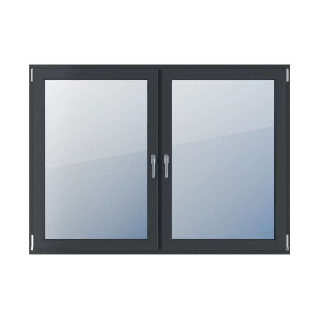 Zweiflügelige Türen produkte pvc-fenster    