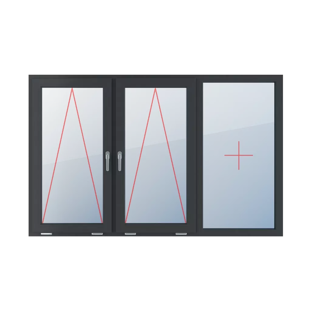 Scharniert mit Griff in der Mitte, Festverglasung im Rahmen fenster fenstertypen dreifluegelige-fenster symmetrische-horizontale-teilung-33-33-33 scharniert-mit-griff-in-der-mitte-festverglasung-im-rahmen 