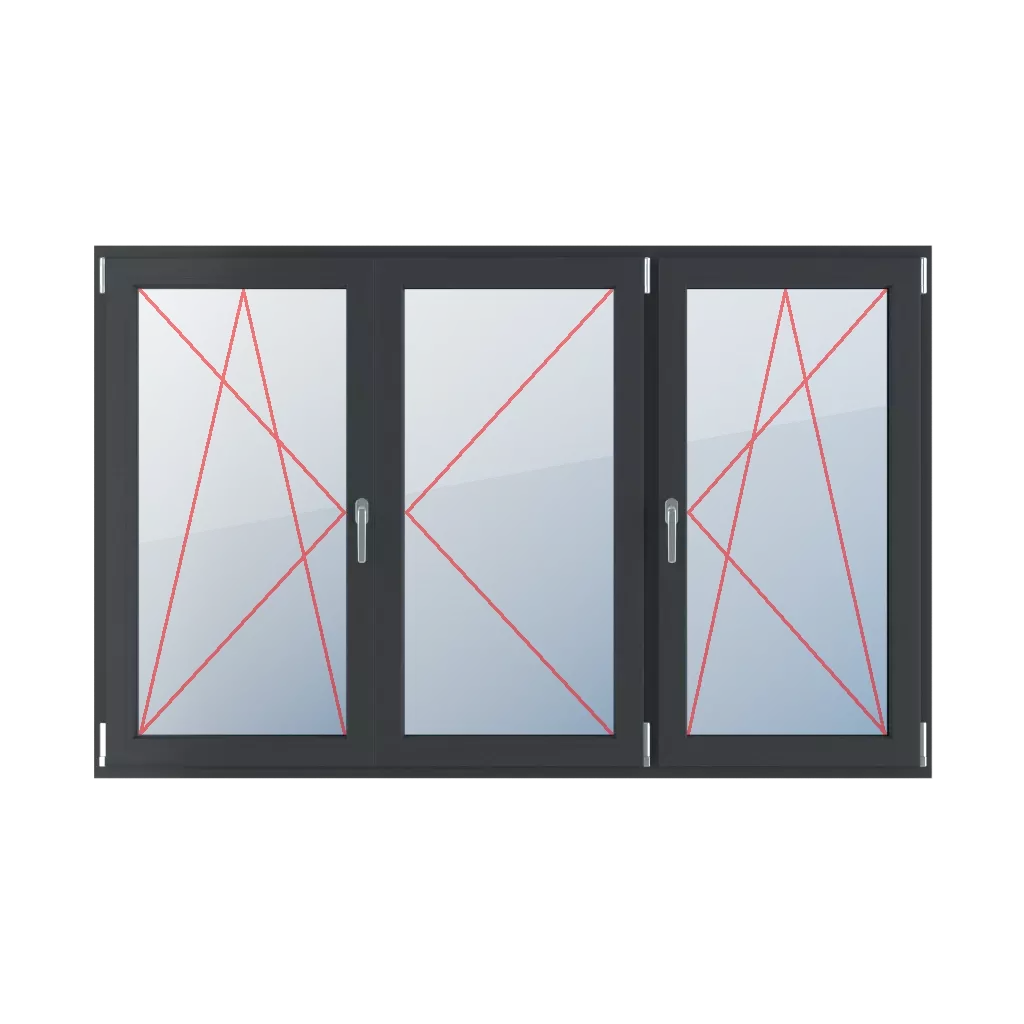 Links kippen und drehen, beweglicher Pfosten, rechts drehen, rechts kippen und drehen fenster fenstertypen dreifluegelige-fenster symmetrische-horizontale-teilung-33-33-33-mit-beweglichem-pfosten  