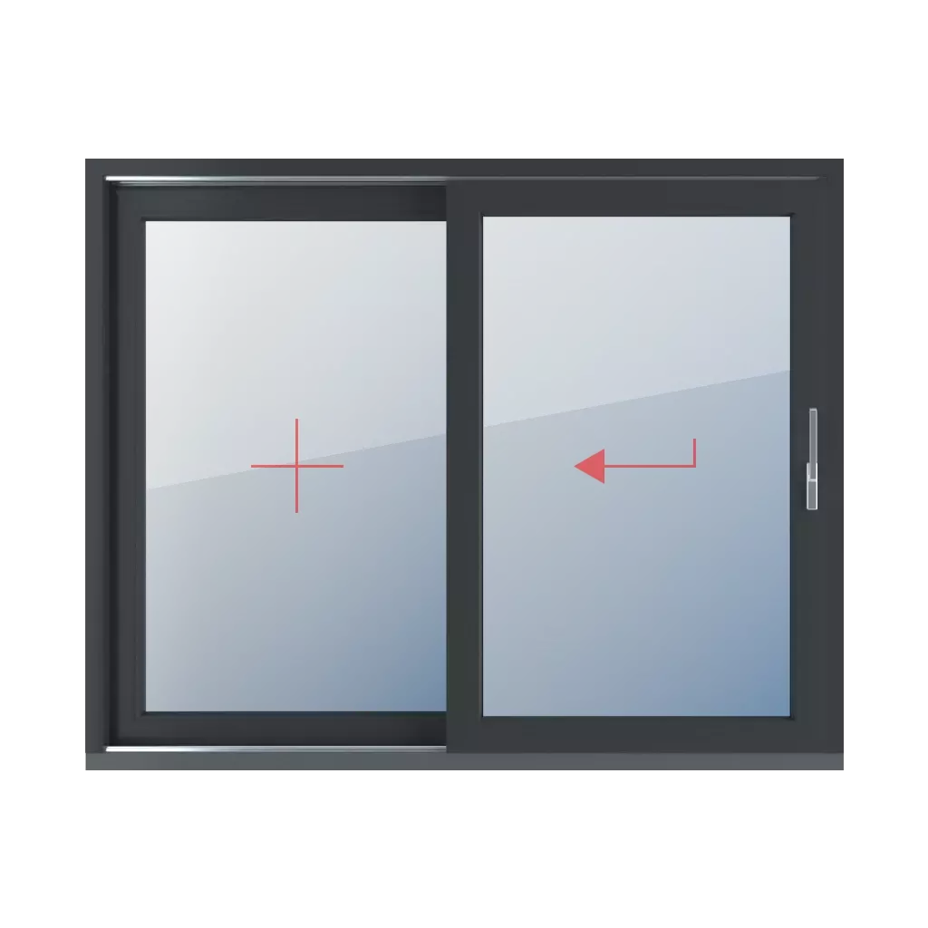 Festverglasung, links verschiebbar fenster fenstertypen hst-hebe-schiebe-terrassentueren zweifluegelig  