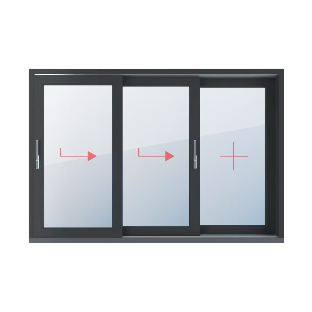 Rechts verschiebbar, Festverglasung fenster fenstertypen hst-hebe-schiebe-terrassentueren dreiblaettrig rechts-verschiebbar-festverglasung-2 