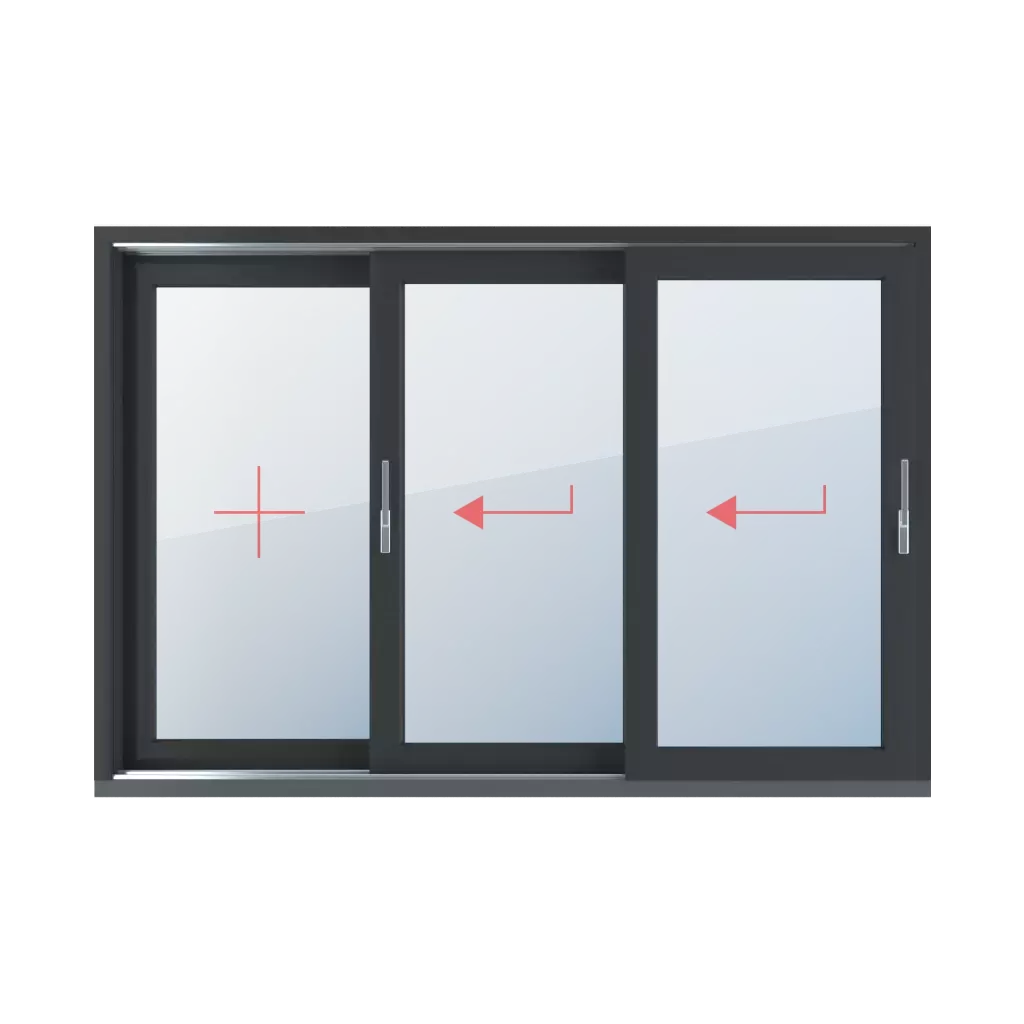 Festverglasung, links verschiebbar fenster fenstertypen hst-hebe-schiebe-terrassentueren dreiblaettrig  