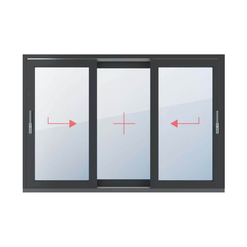 Schiebe rechts, Festverglasung, Schiebe links produkte hebe-schiebe-terrassenfenster-von-hst    