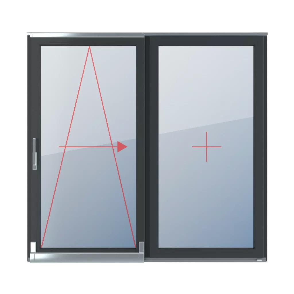 Kipp-Schiebe-rechts, Festverglasung im Flügel produkte psk-parallel-schiebe-kipp-terrassenfenster    