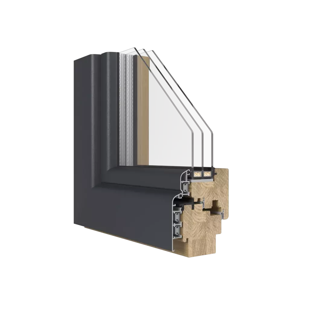 SOFT-LINE-ALU Rounded fenster fensterprofile cdm soft-line-alu