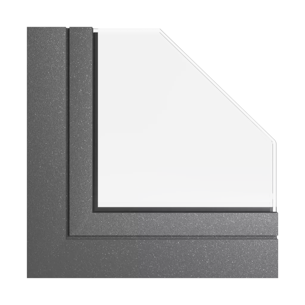 Schwarzgrau produkte fensterpakete aluminium-standard-plus   