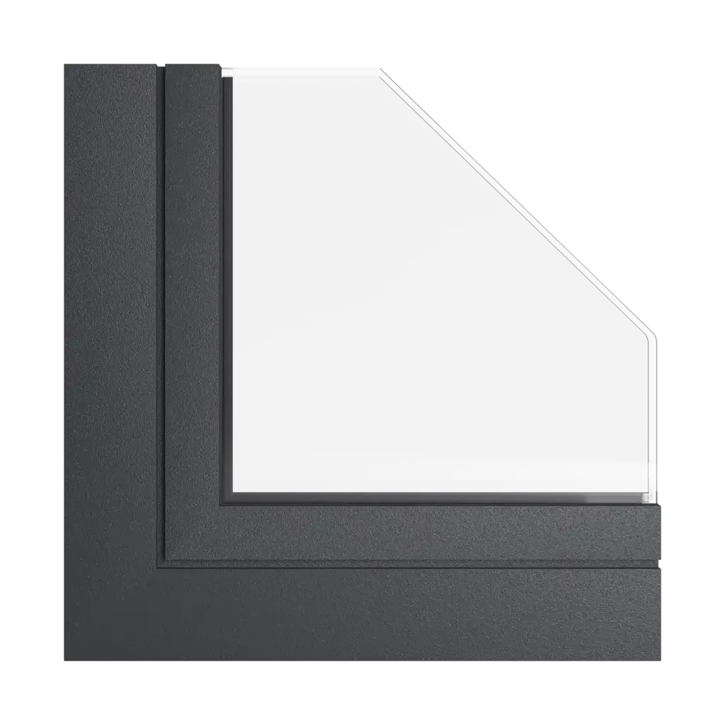 Grauschwarz produkte aluminiumfenster    