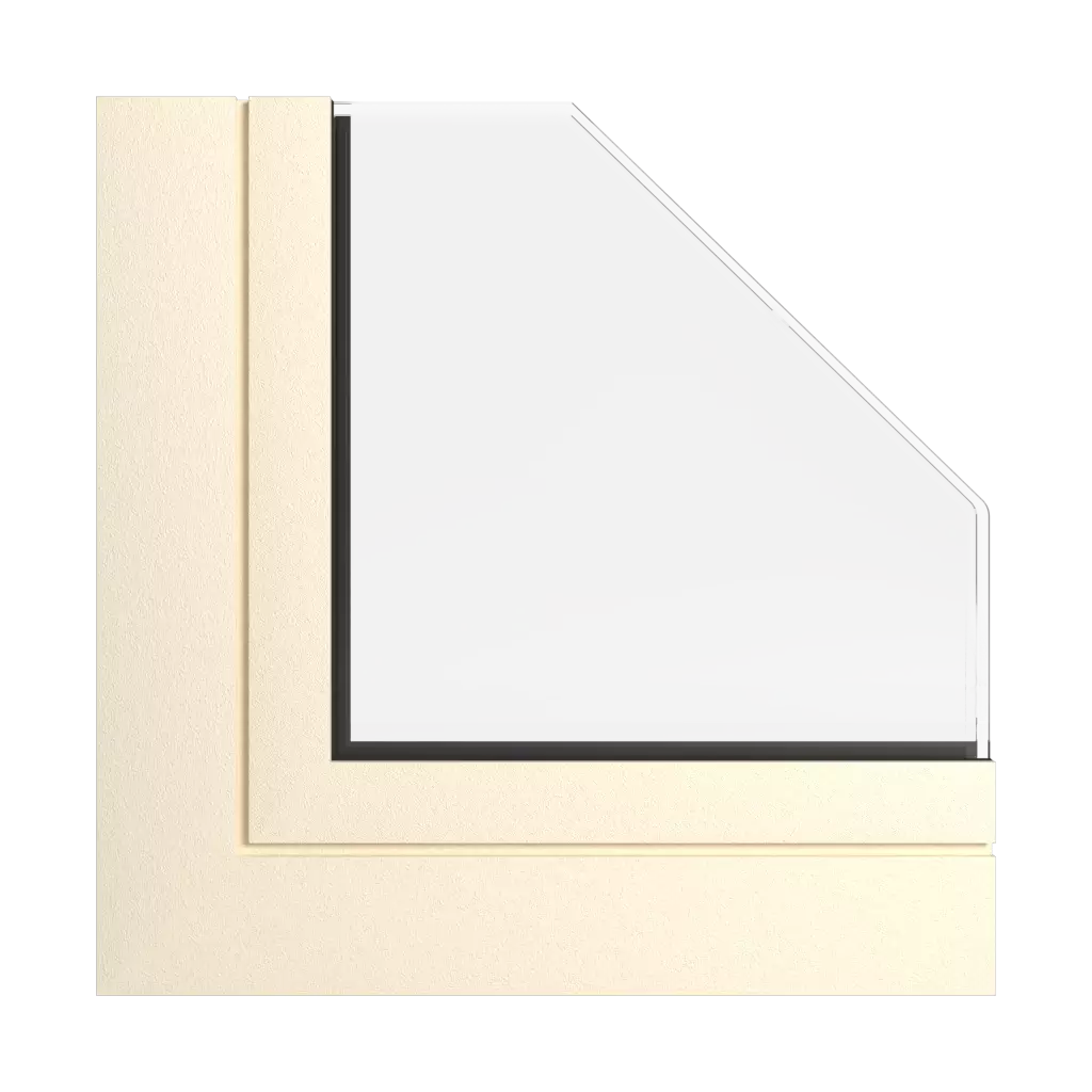 Cremiges Beige fenster fensterfarben aliplast-farben