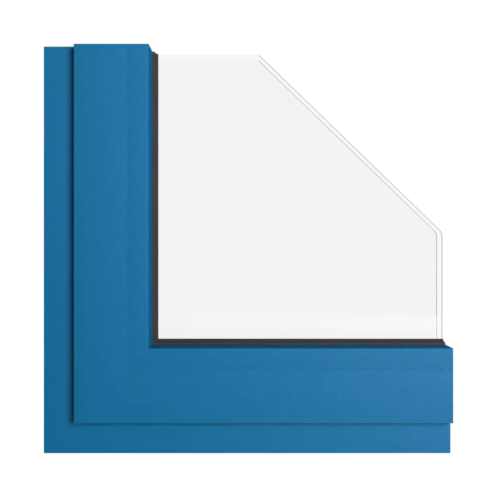 Blauer mittlerer Tiger fenster fensterfarben aliplast-farben blauer-mittlerer-tiger interior