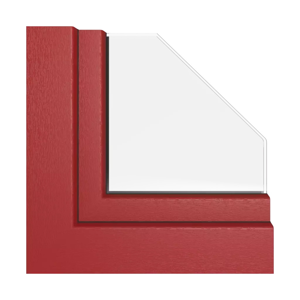 Dunkelrot fenster fensterprofile rehau hst-synego