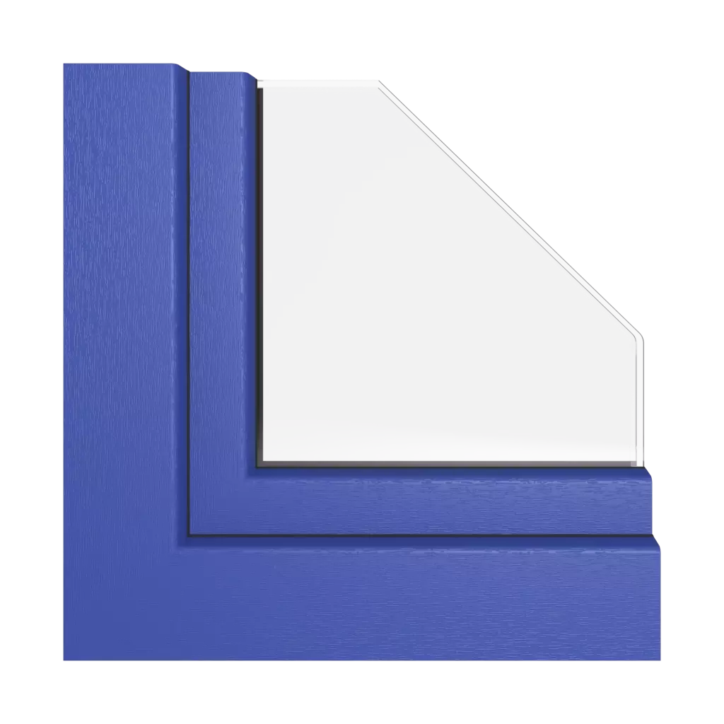 Ultramarinblau fenster fensterprofile rehau synego