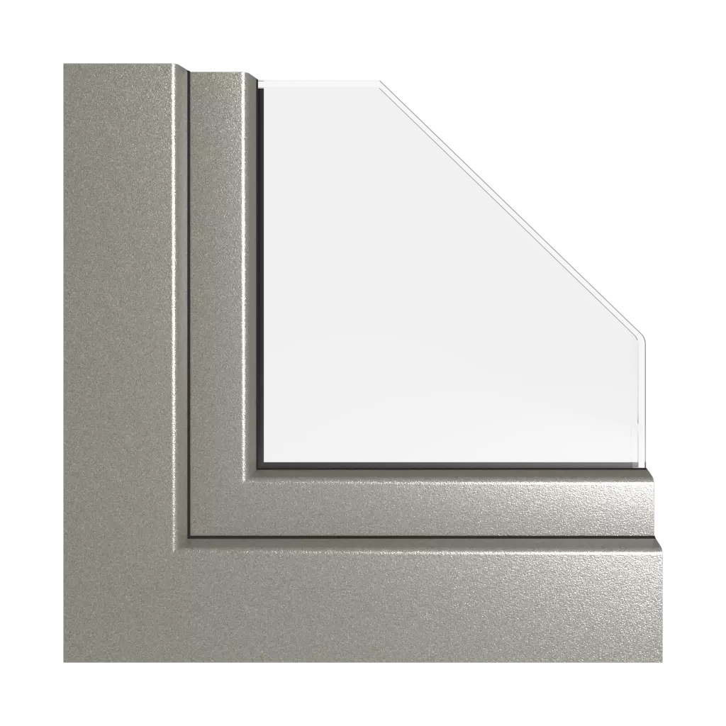 Alux dunkles Silber fenster fensterfarben rehau-farben alux-dunkles-silber