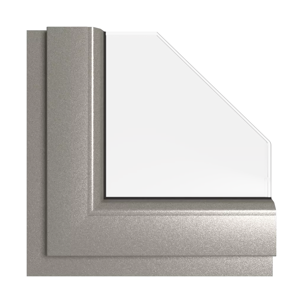 Alux dunkles Silber fenster fensterfarben rehau-farben alux-dunkles-silber interior