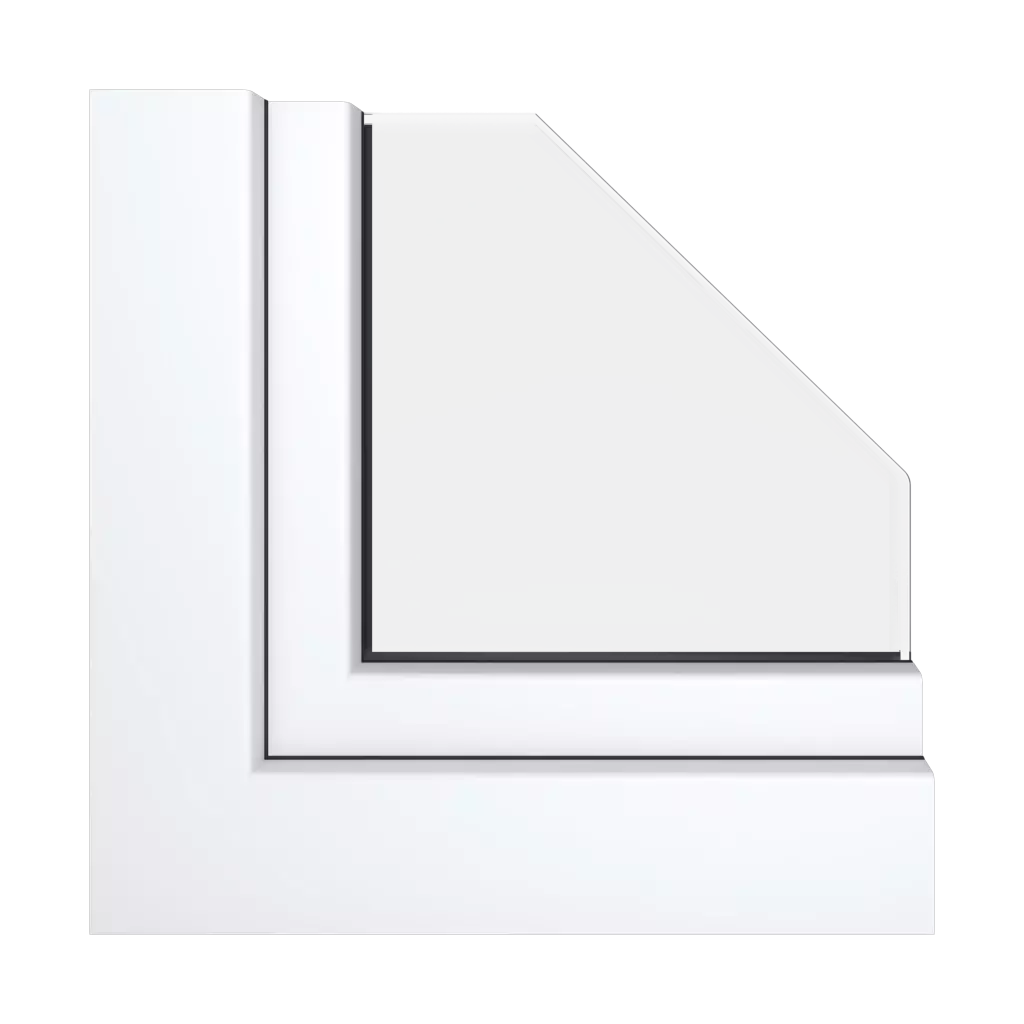 Verkehrsweiß Aludec fenster fensterprofile aluplast ideal-4000-85mm