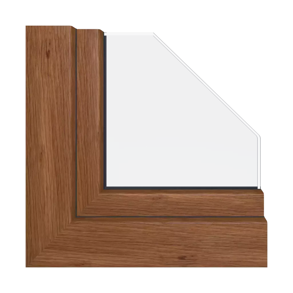 Knorrige Eiche fenster fensterprofile schueco corona-ct-70