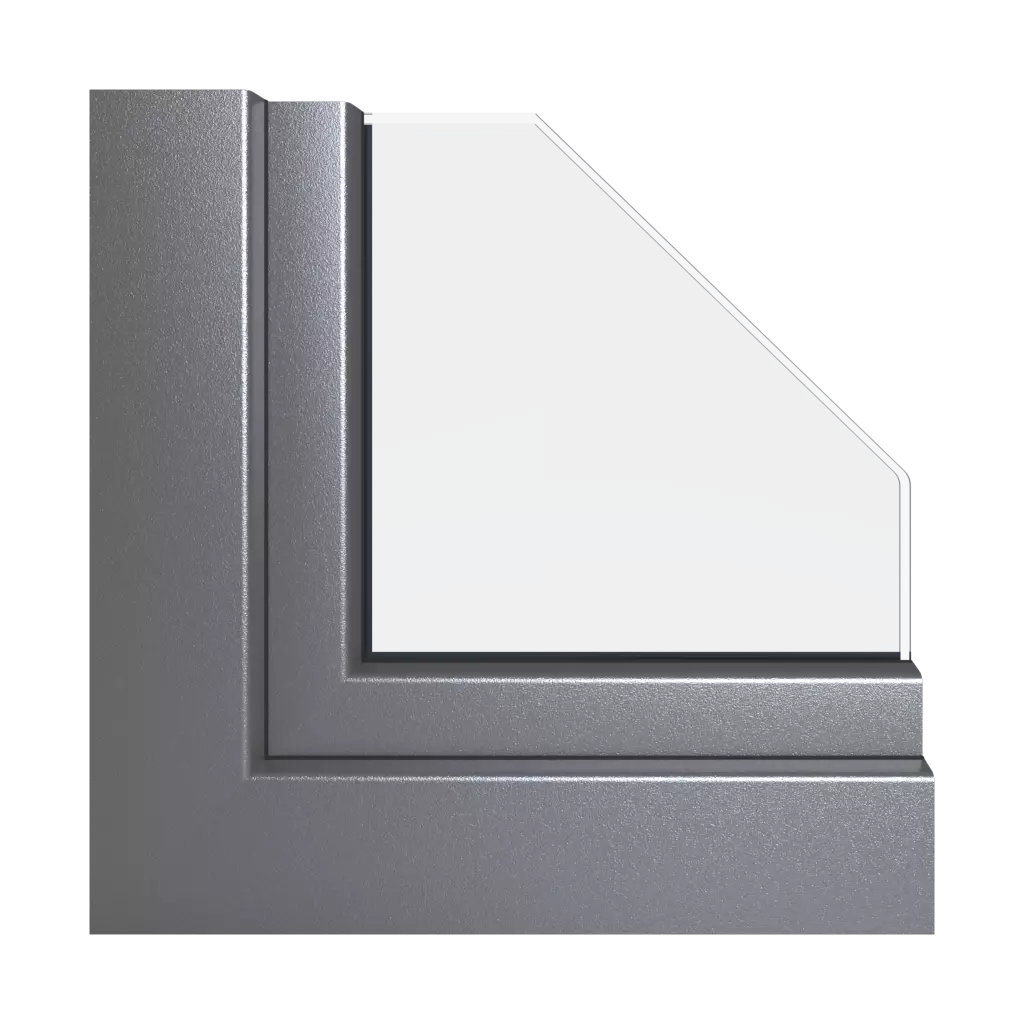 Aluxgraues Aluminium fenster fensterprofile schueco livingslide