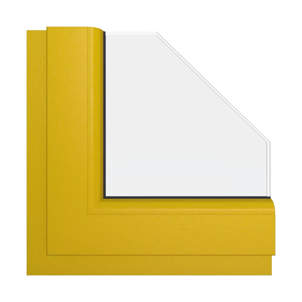 Gelb fenster fensterfarben schueco-farben gelb interior
