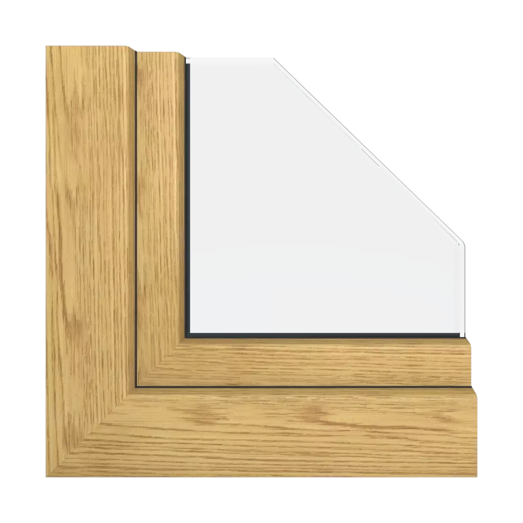 Helle Eiche fenster fensterprofile gealan linear