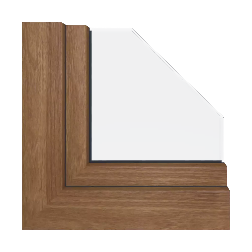 Nussbaum natur fenster fensterprofile gealan hst-s-9000