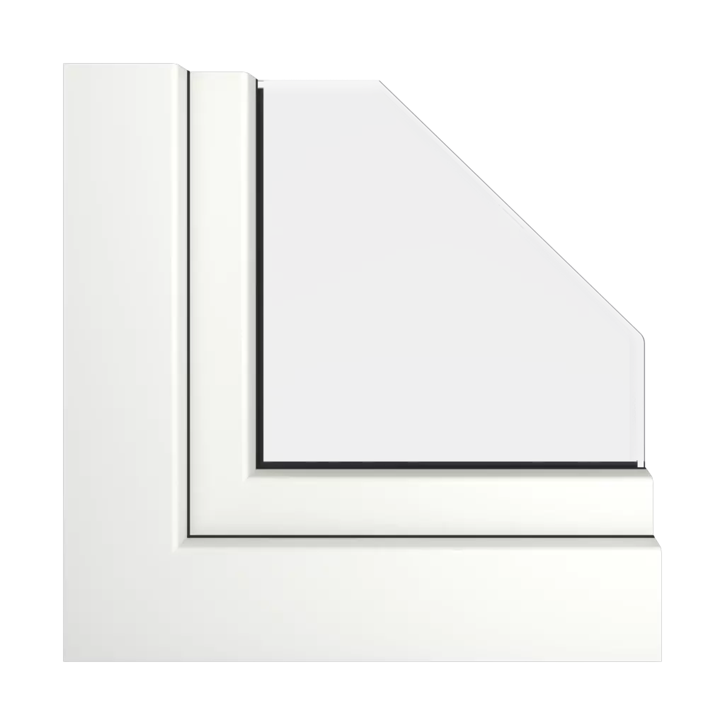 Verkehrsweiß RAL 9016 Acrylat fenster fensterprofile gealan linear