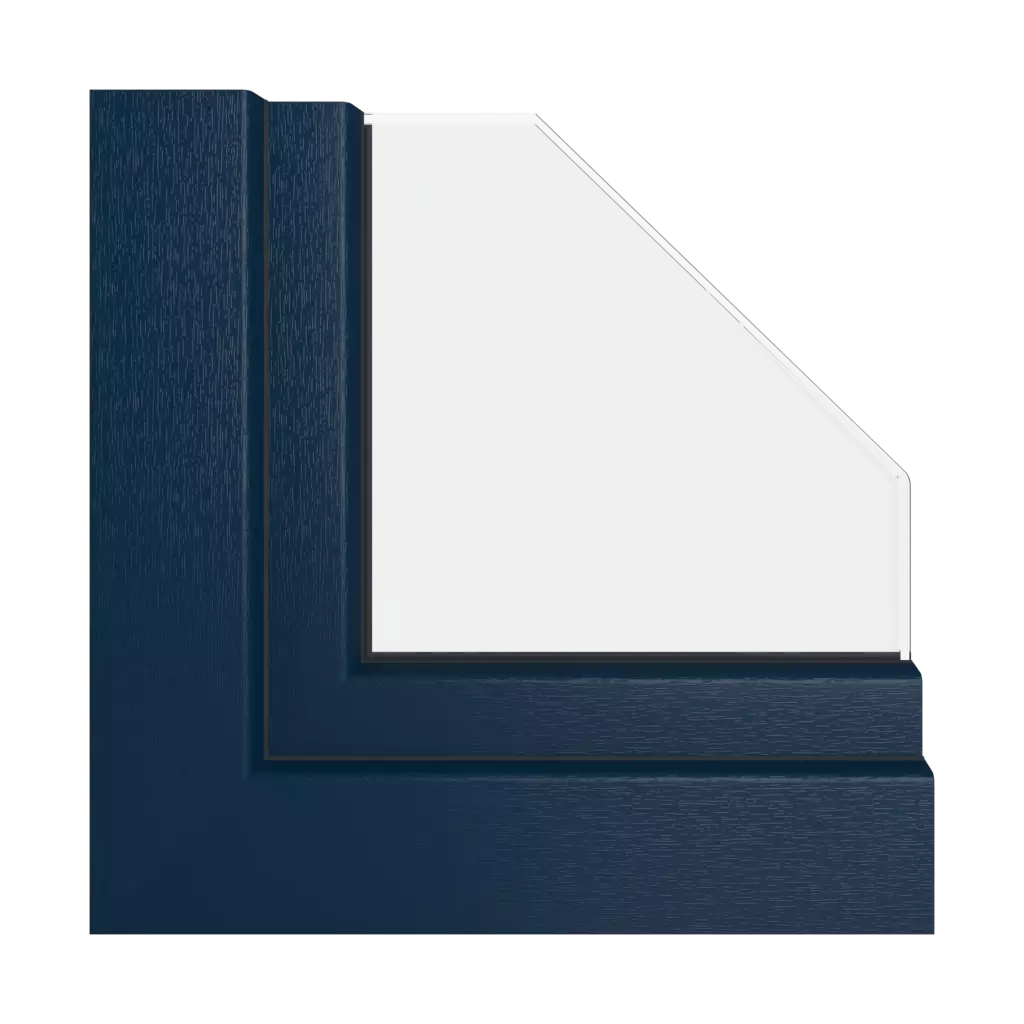 Dunkelblau RAL 5011 fenster fensterprofile gealan smoovio