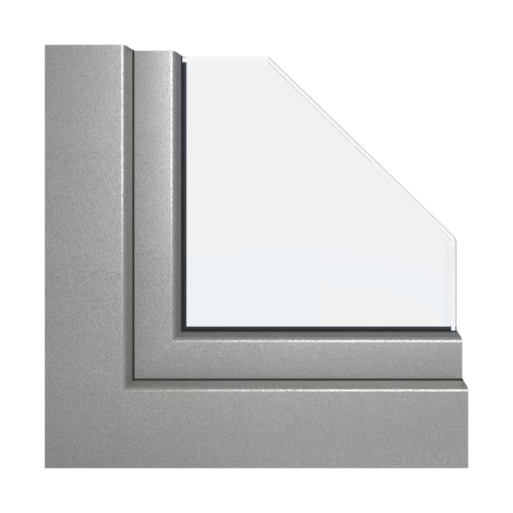 Silber ähnlich RAL 9007 Acrylfarbe fenster fensterprofile gealan smoovio