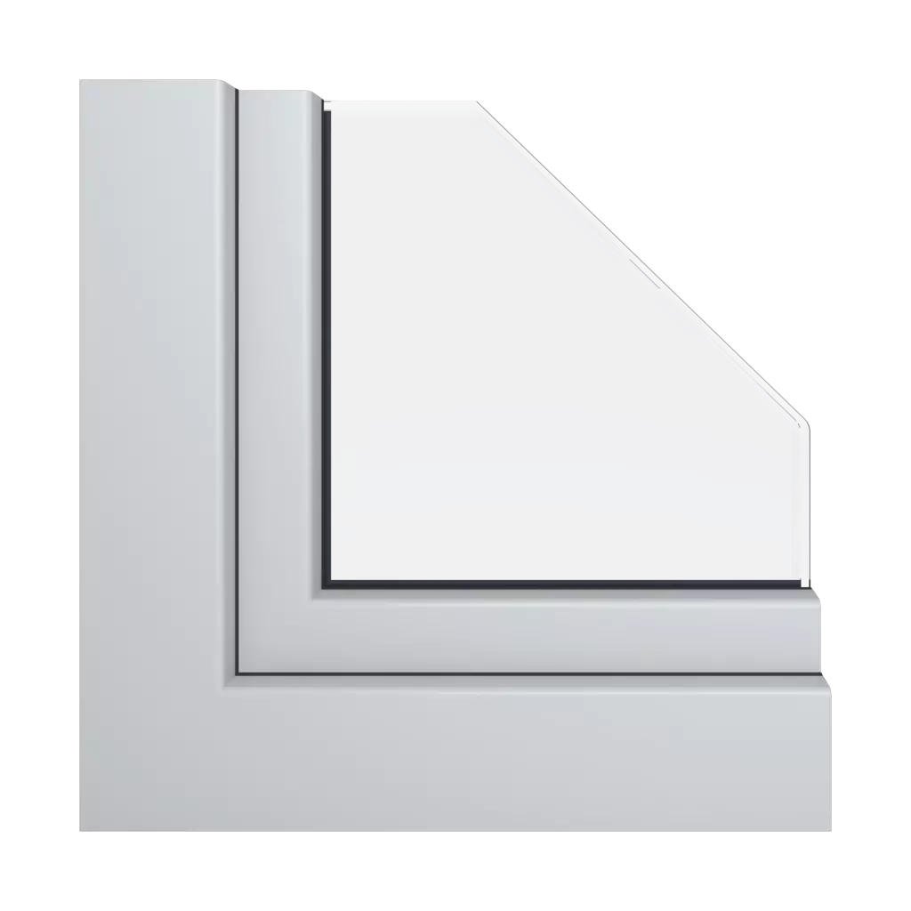 Pyritgrau RAL 7040 Acrylfarbe fenster fensterprofile gealan s9000