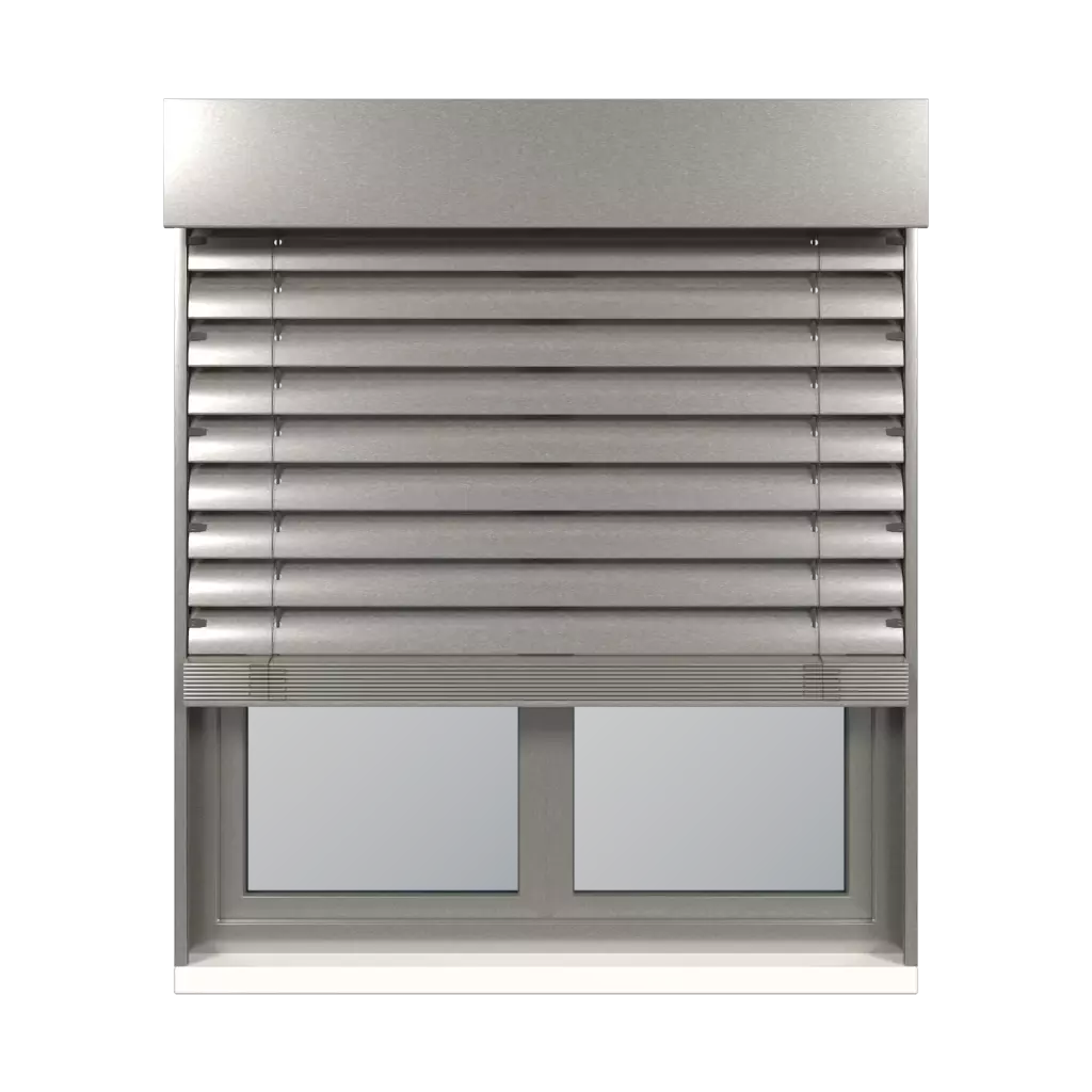 Graualuminium RAL 9007 fenster fensterzubehoer fassadenjalousien aluprof