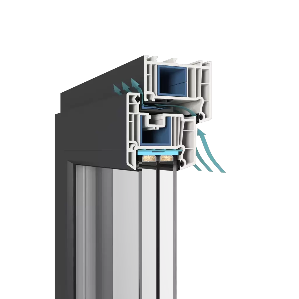 Anthrazit fenster fensterzubehoer diffusoren einkerbung  