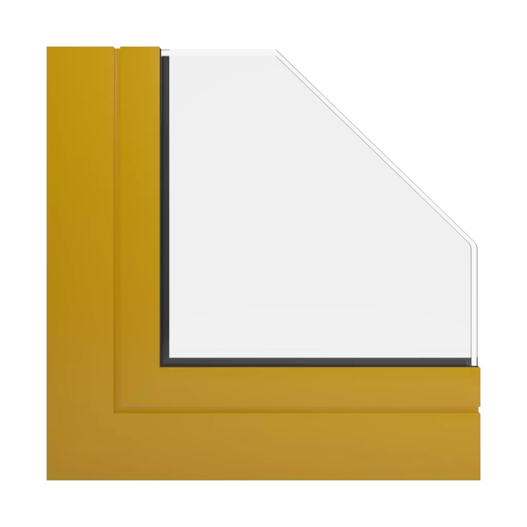 RAL 1005 Honiggelb produkte aluminiumfenster    