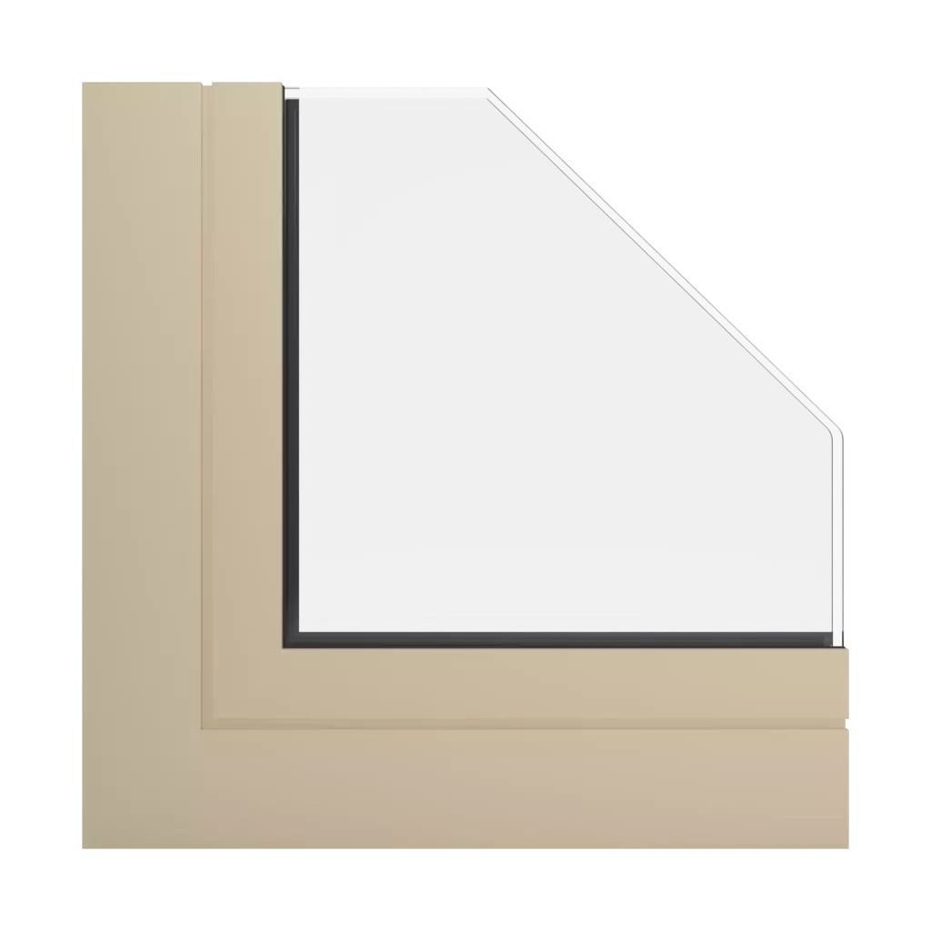RAL 1014 Elfenbein produkte aluminiumfenster    
