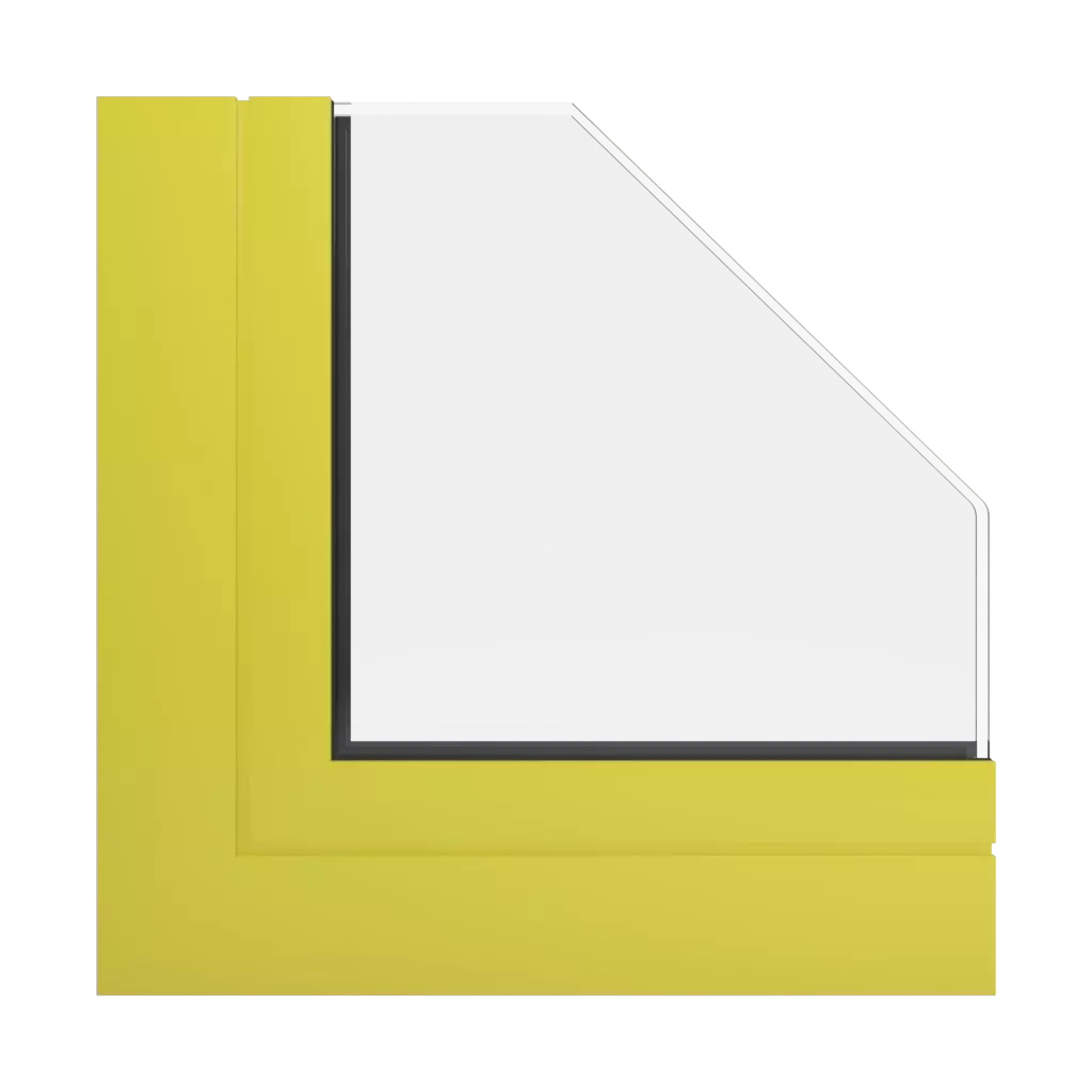 RAL 1016 Schwefelgelb fenster fensterprofile aluprof mb-60e-ei