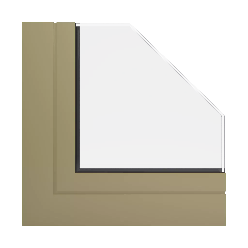 RAL 1020 Olivgelb fenster fensterfarben ral-aluminium   