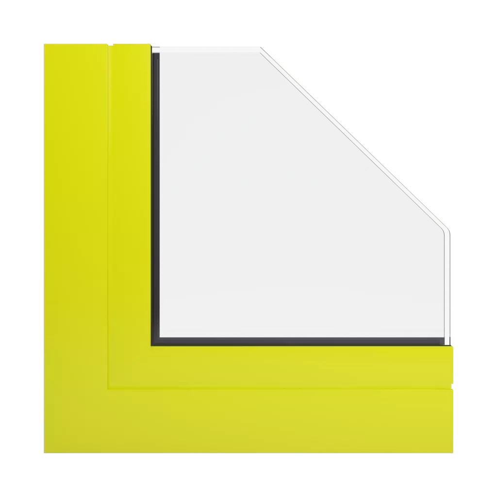 RAL 1026 Leuchtgelb fenster fensterprofile aluprof mb-78ei