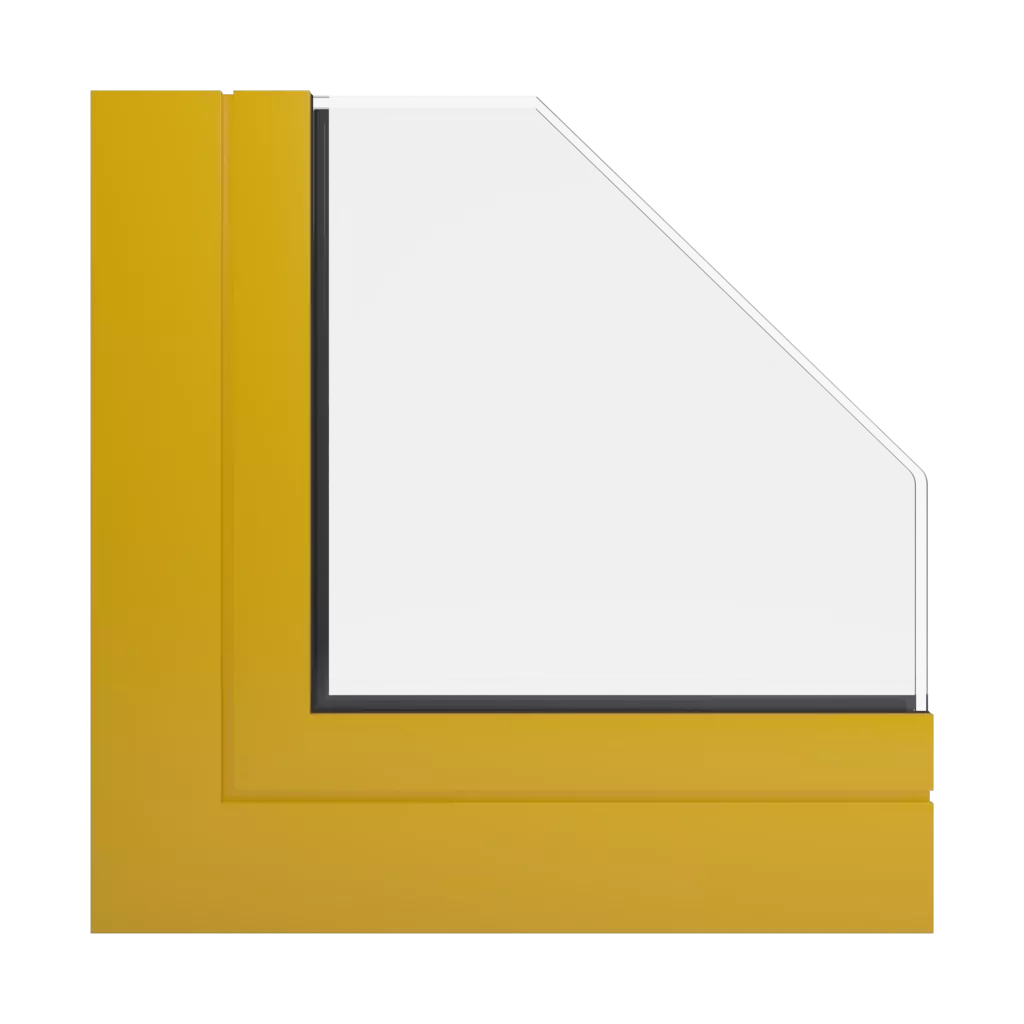 RAL 1032 Ginstergelb produkte aluminiumfenster    