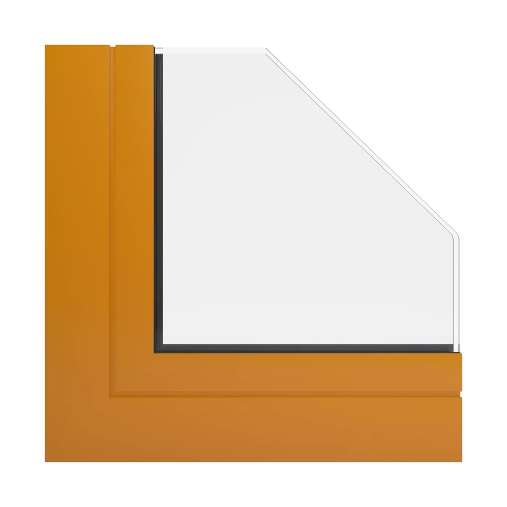 RAL 2000 Gelborange fenster fensterprofile aliplast aliver-2000