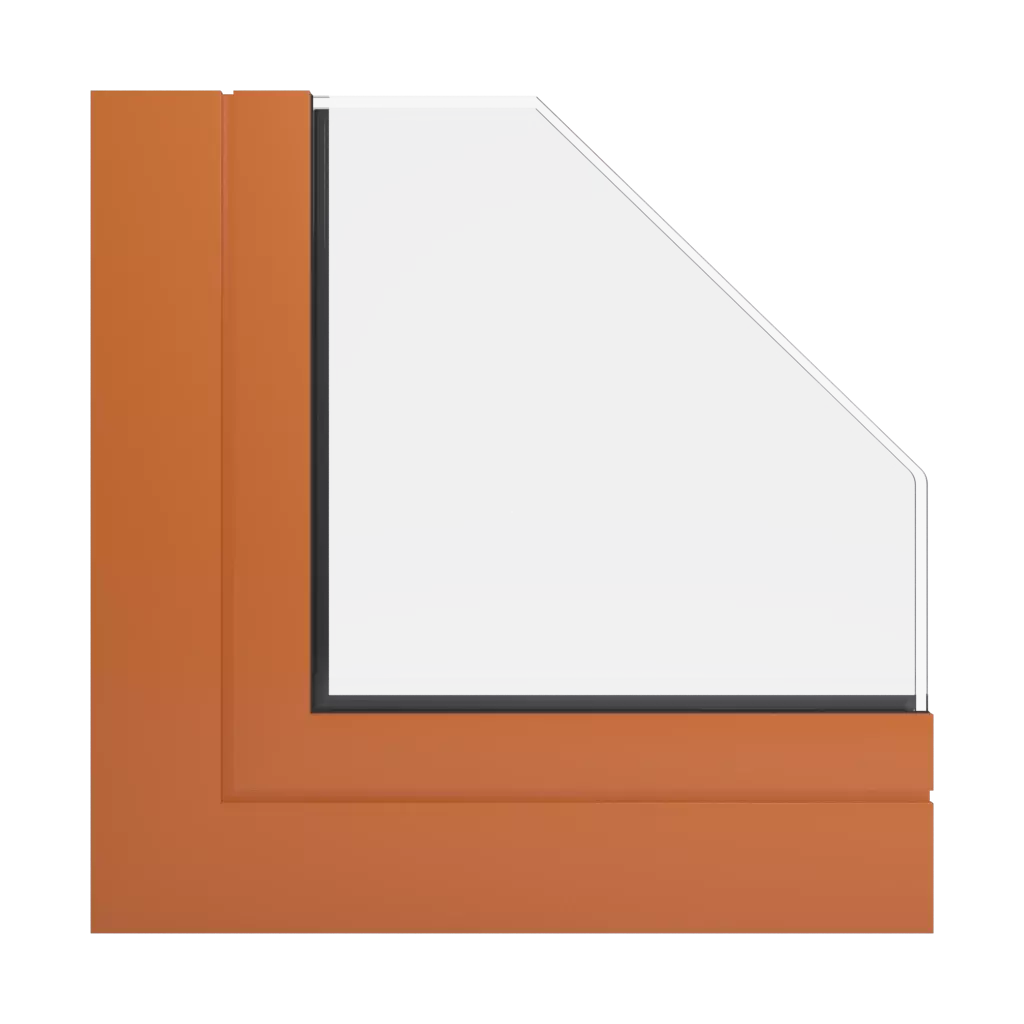 RAL 2010 Signalorange fenster fensterprofile ponzio pe68-hallo