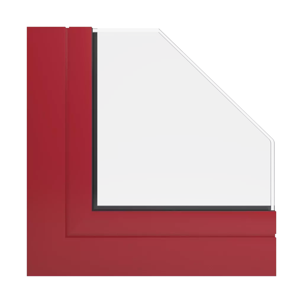 RAL 3002 Karminrot produkte aluminiumfenster    