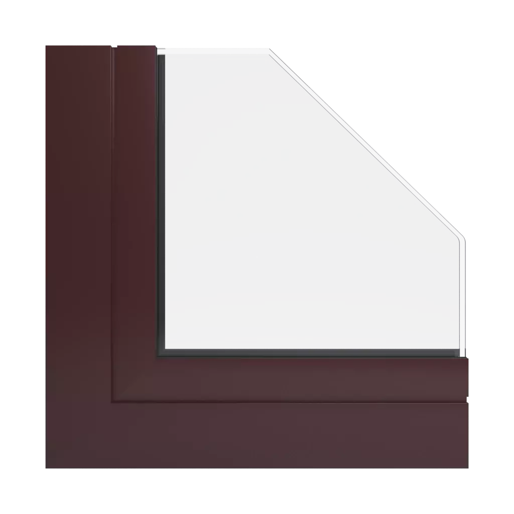 RAL 3007 Schwarzrot produkte fassadenfenster    