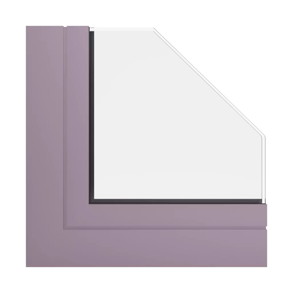 RAL 4009 Pastellviolett produkte aluminiumfenster    
