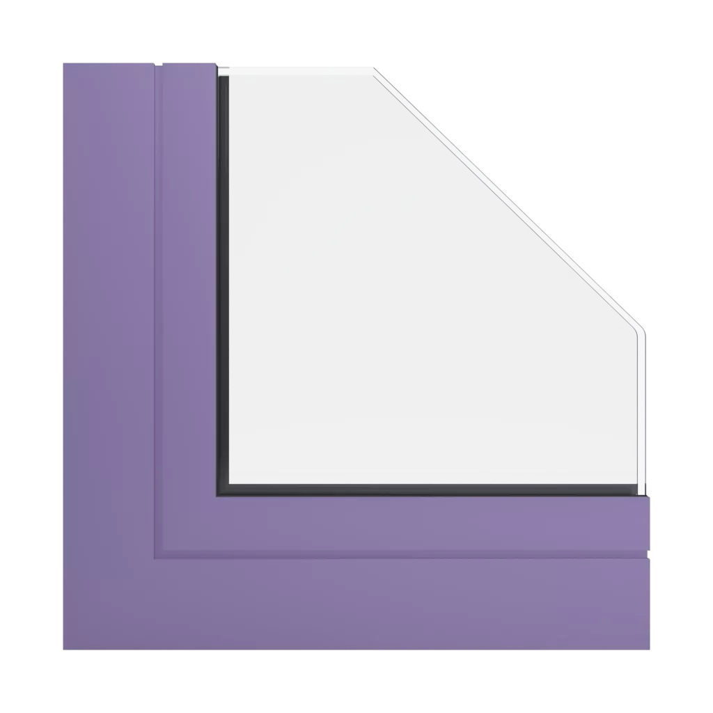 RAL 4011 Perlviolett produkte aluminiumfenster    
