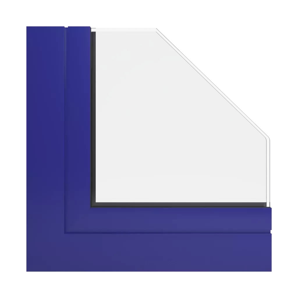 RAL 5002 Ultramarinblau fenster fensterprofile aluprof mb-sr50n-ei