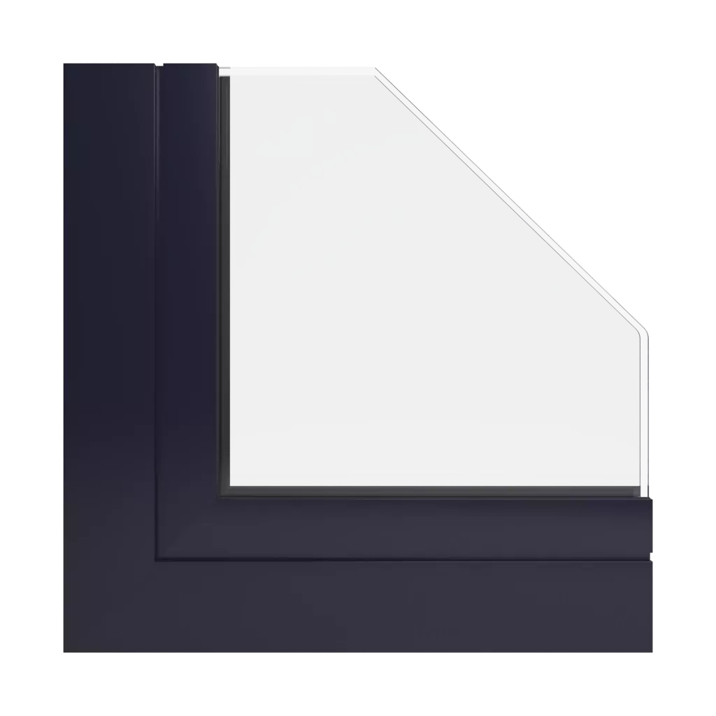 RAL 5004 Schwarzblau produkte fassadenfenster    